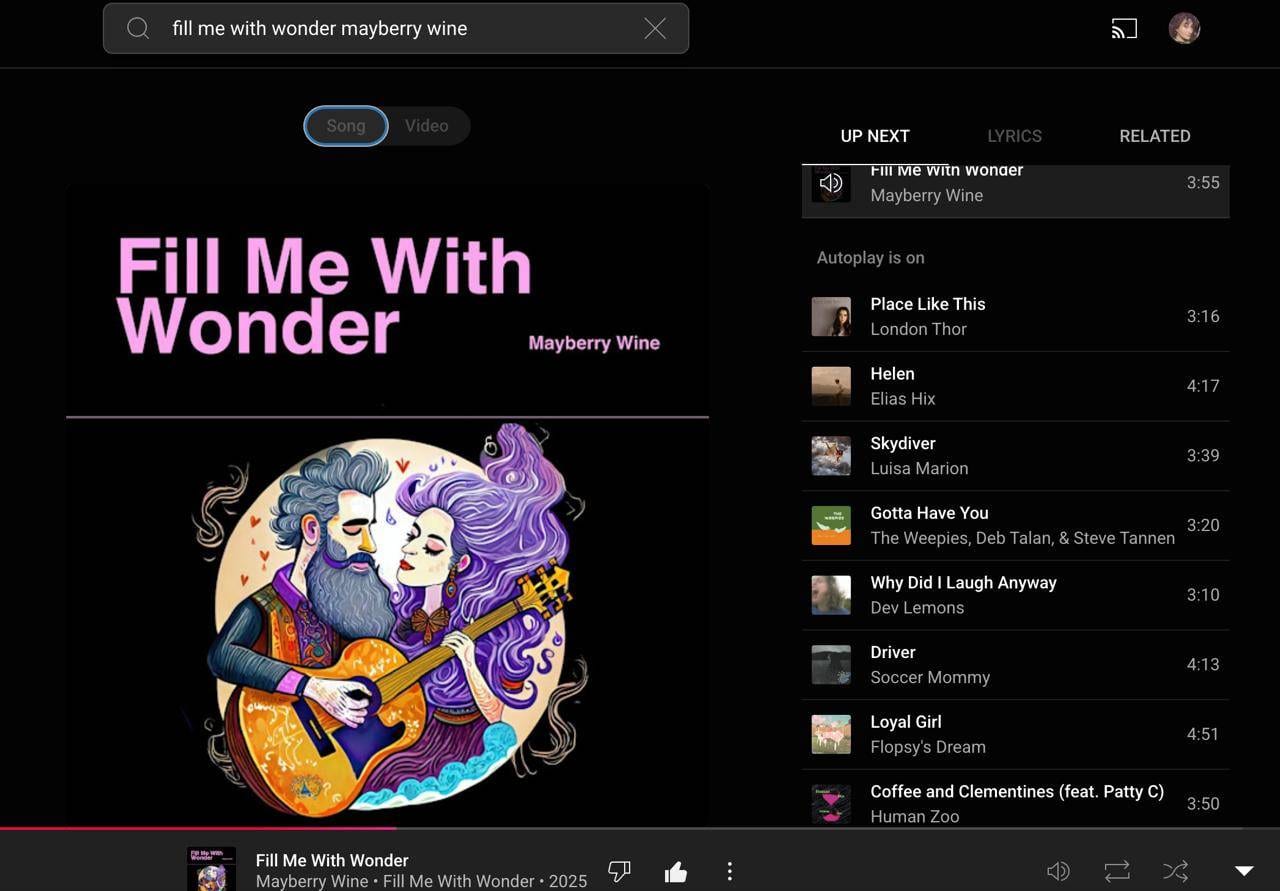 Mayberry Wine in a streaming app